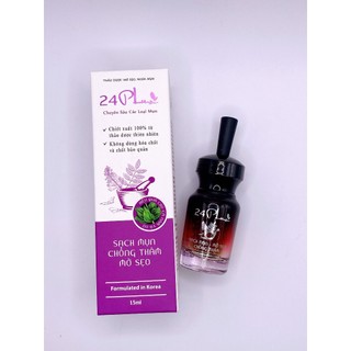 Thảo dược sạch mụn, mờ sẹo 24Plus 15ml