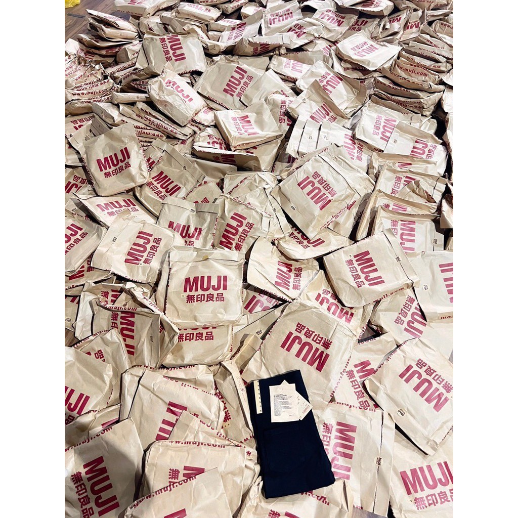 Quần legging MUJI full túi giấy xịn nữ