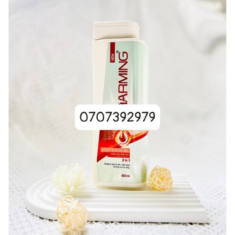 Dầu gội xả 2in1 Siêu Mượt Ngăn Rụng CHARMING 400ml.😍😍