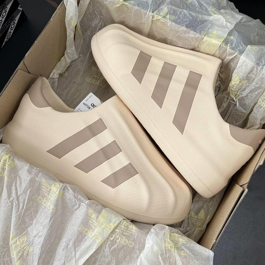 [ Chính Hãng ] Giày Sneaker adidas adiFOM Superstar 'Beige' HQ4652 màu Be Sọc Nâu | Rivera Authentic