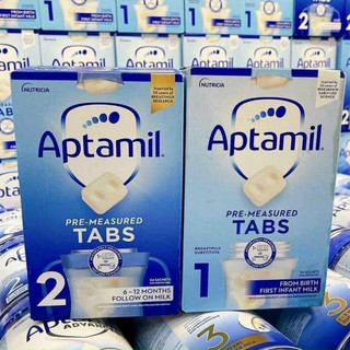Sữa aptamil uk số 1,2 dạng thanh 23g cho bé anh