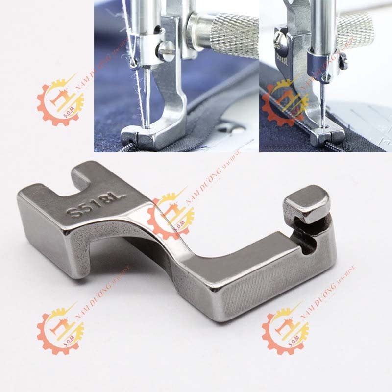 Chân vịt tra khóa S518L - Chân vịt may dây kéo mẫu mới