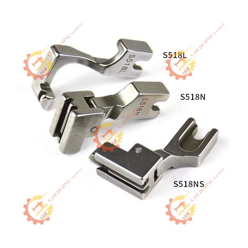 Chân vịt tra khóa S518L - Chân vịt may dây kéo mẫu mới