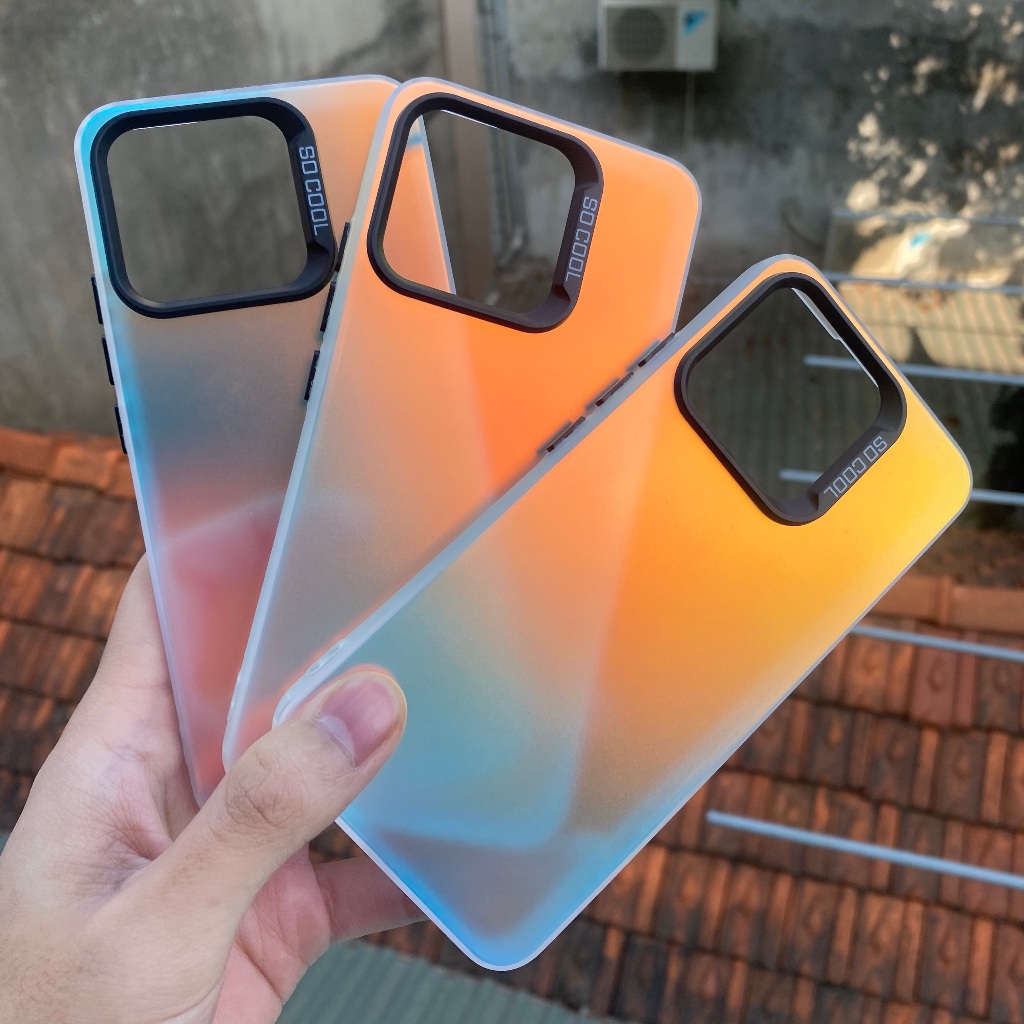 Ốp Lưng Đổi Màu Xiaomi Mi 13 / Mi 14 / Mi 13 Pro / Mi 14 Pro, Chống bám vẫn tay,viền chống sốc âm có gờ bảo vệ Camera