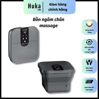 Chậu ngâm chân massage hồng ngoại gấp gọn cao cấp - Bồn ngâm chân massage thảo dược, dụng cụ ngâm chân massage thư giãn