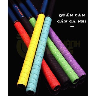Quấn cán cần cá nhí - trang trí cây cần