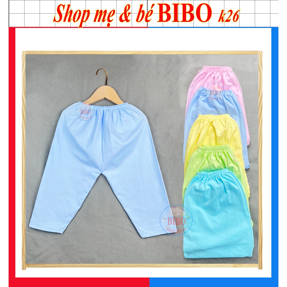 (Chất đẹp)Combo 5 Quần Dài Màu Cho Bé Sơ Sinh, Quần Cotton Cho Bé Mặc Nhà