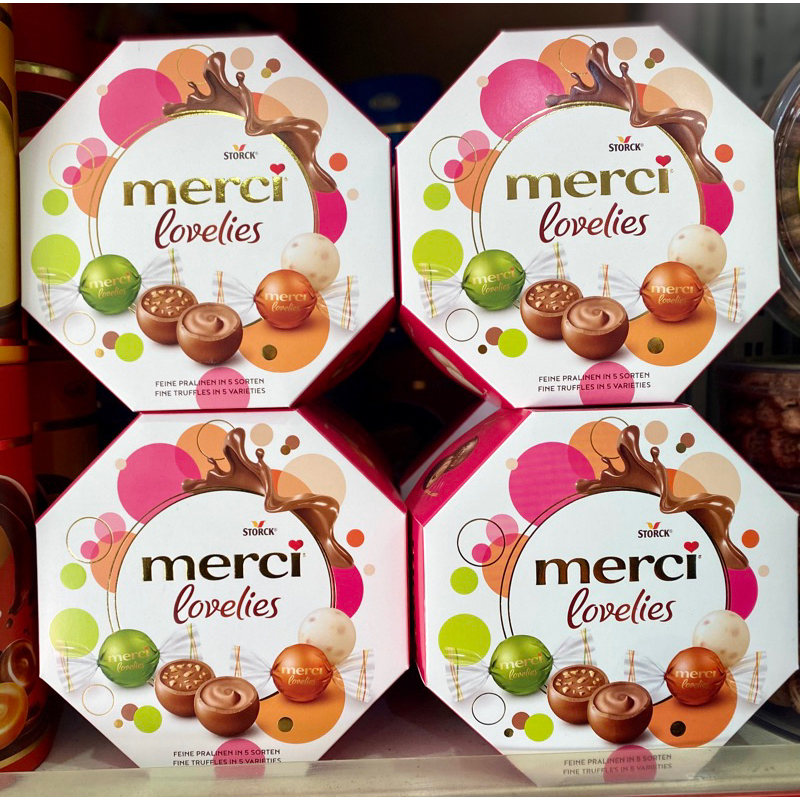 KẸO SOCOLA MERCI LOVELIES LỤC GIÁC 185G