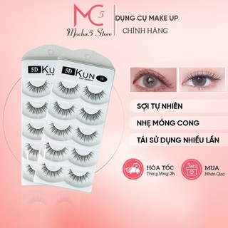 Mi chồn mi giả loại 5D KUN 5 đôi nhiều MÃ CỰC XINH
