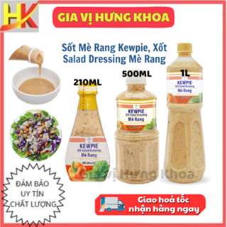 Nước Sốt Mè Rang Kewpie Chai 210ML/500ML/1L Dùng Chấm, Trộn Salad,....Xốt Salad Dressing Ăn Kiêng