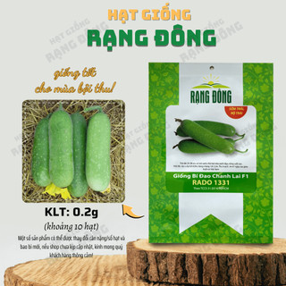Hạt giống Bí Đao Chanh Lai F1 Rado 1331 (0,2g~10 hạt) siêu trái, trồng quanh năm, đậu quả cao - Hạt giống Rạng Đông