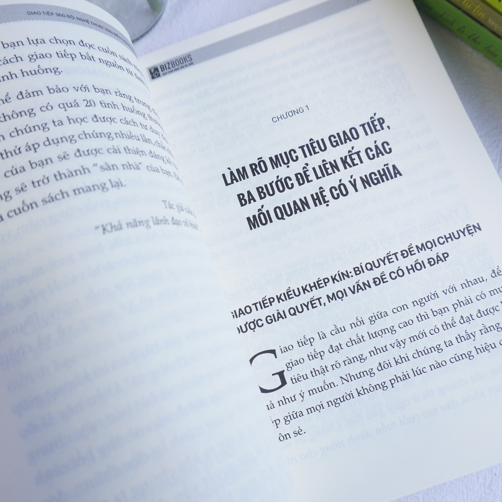 Sách Giao Tiếp 360 Độ - Ứng Biến Mọi Tình Huống Giao Tiếp Nhóm chuyên gia bồi dưỡng kĩ năng giao tiếp Bizbooks