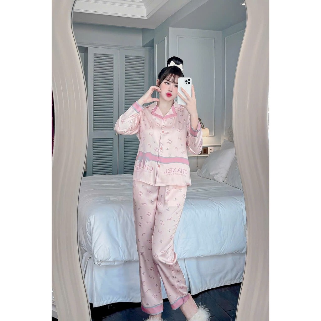 SALE Bộ lẻ Size Bộ đồ ngủ Pijama lụa Sam luxury cao cấp ao tay dài