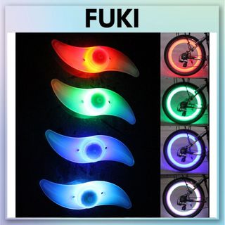 Đèn led gắn bánh xe đạp Đèn xe đạp có pin FUKI