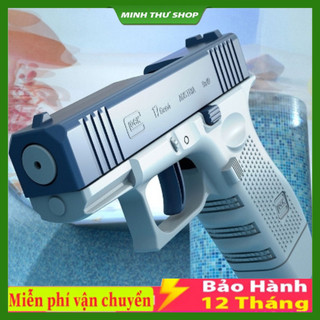 Súng phun nước Glock Cơ Tay, Đồ Chơi Dành Cho Bé Vận Động Ngoài Trời.