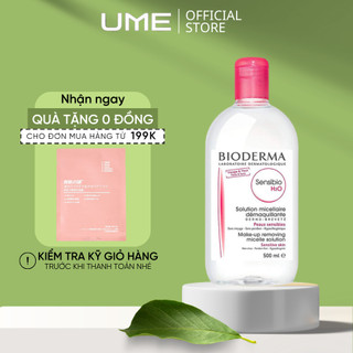 Nước tẩy trang bioderma dành cho da nhạy cảm sensibio h2o