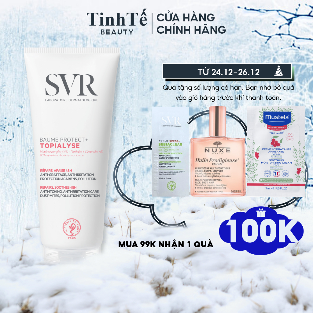 Kem dưỡng thể chuyên sâu SVR Topialyse Baume Protect+ 200ml
