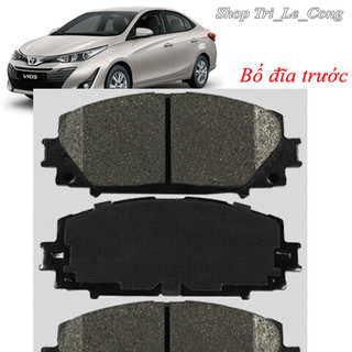 Vios 2018 2019-2022 Bố thắng đĩa trước Bộ sau một đôi má phanh tang trống đùm Toyota đời 2020 2021 xe hơi ô tô