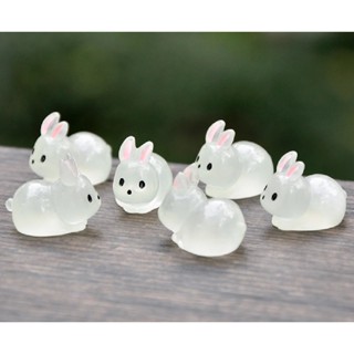 Thỏ mini phát quang trí tiểu cảnh, terrarium