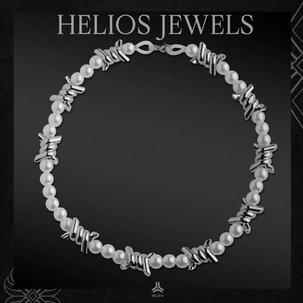 Vòng tay - Vòng cổ kim loại Helios Pearl Twisted VTKL0141