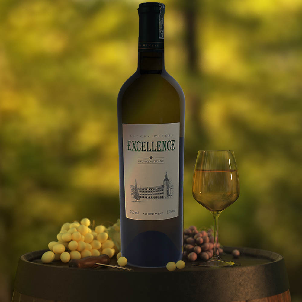 Rượu Vang Đà Lạt Excellence White Wine 750ml