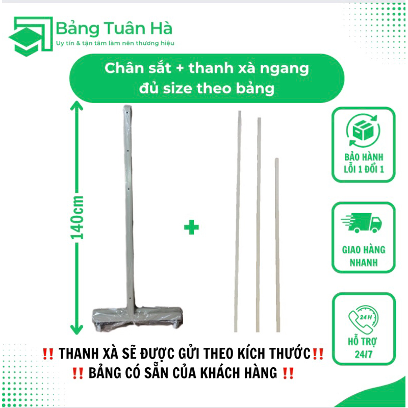 CHÂN SẮT DI ĐỘNG LẮP LÊN CÁC LOẠI BẢNG