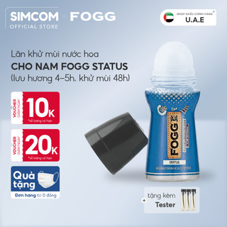Lăn khử mùi FOGG Status chính hãng hương nước hoa dùng cho nam, lăn nách giảm mùi hôi mùi cơ thể