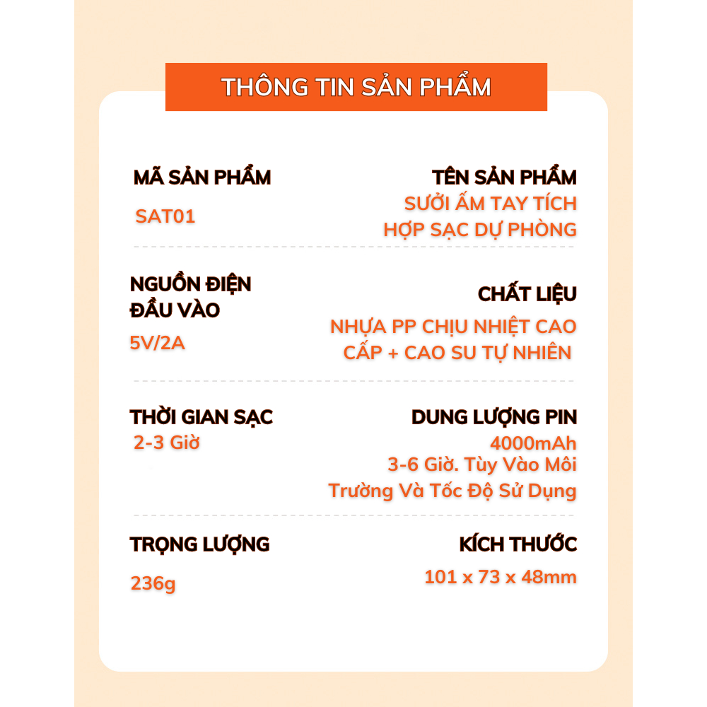 Máy Sưởi Ấm Tay DELADEP 2 Chế Độ Sưởi Ấm, Dung Lượng Pin Lớn 4000mAh, Hình Hoạt Hình Dễ Thương SAT01