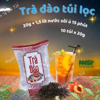Trà đào túi lọc Tân Nam Bắc gói 200g - trà ngon giá rẻ
