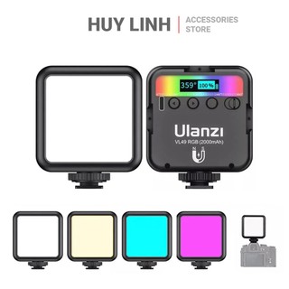 Đèn led Studio mini Ulanzi VL49 RGB - Dãi nhiệt màu 2500 – 9000 Kevin 3 Mode sáng