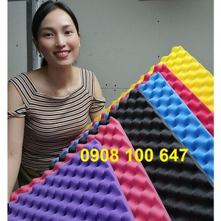 Mút Cách Âm Mút tiêu âm trứng hột gà 50x50cm LOẠI 1 #cách_Âm_Đông_Á ( chưa có keo)