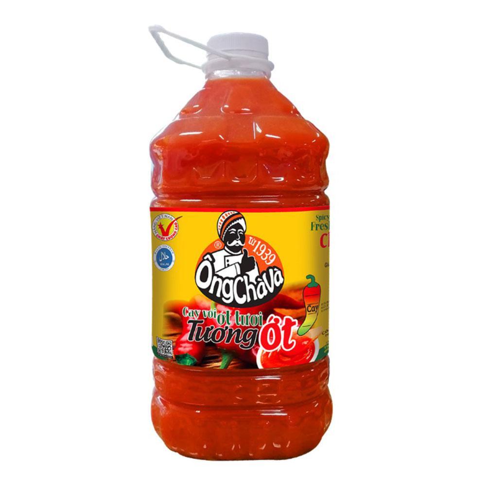 TƯƠNG ỚT 5kg ÔNG CHÀ VÀ