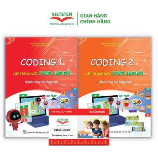 Combo 2 sách và khóa học lập trình cho học sinh từ 4 - 7 tuổi