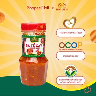 Sa tế cay tương việt hoa sen, đậm đà bắt vị ăn kèm phở, trộn bánh tráng, hủ 90g