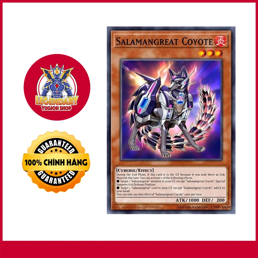 [Thẻ Bài Yugioh Chính Hãng] Salamangreat Coyote