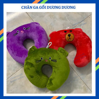 Gối chữ u kê cổ văn phòng, tựa cổ đi máy bay, ô tô, đi du lịch kích thước giao mẫu ngẫu nhiên duong2