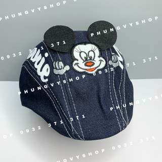 Bé 2-4 tuổi/ Mũ bấm mỏ vịt nón cóc trẻ em trai gái MOVIT Jean MÍC Chuột phungvyshop