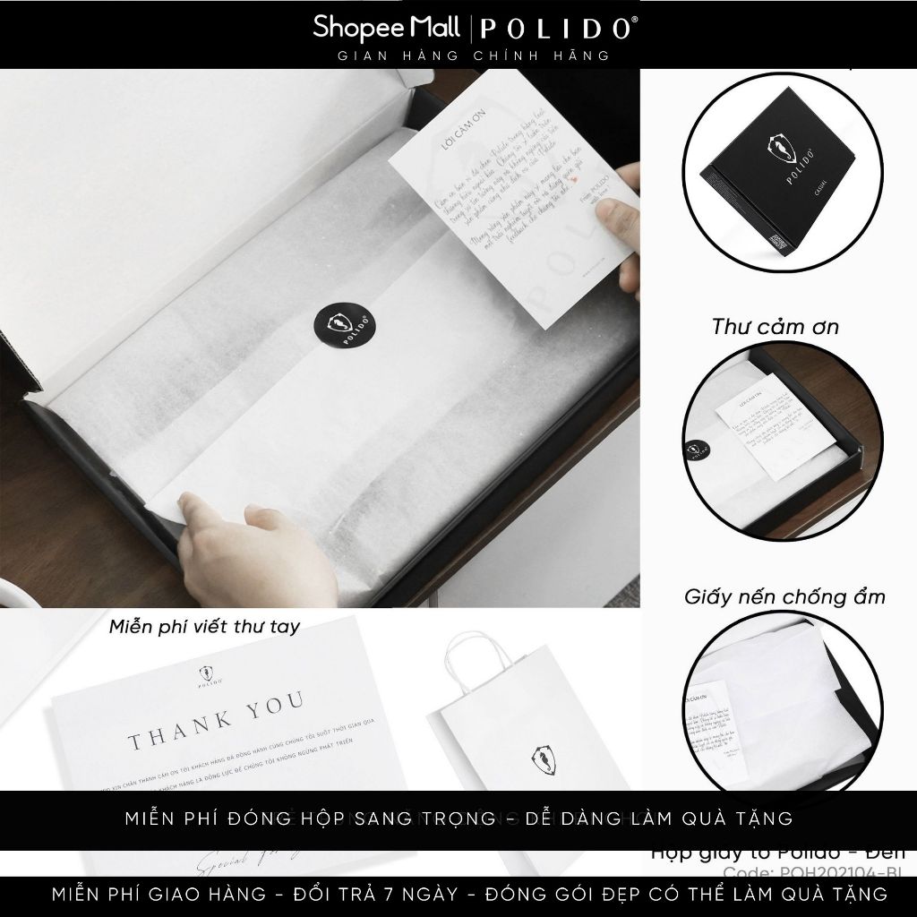 Áo Polo Nam Trơn Basic Màu Đen Polido Chất Vải Thoáng Mát Mềm Mịn Co Giã 4 Chiều Thời Trang Nam Lịch Lãm Hiện Đại Phong