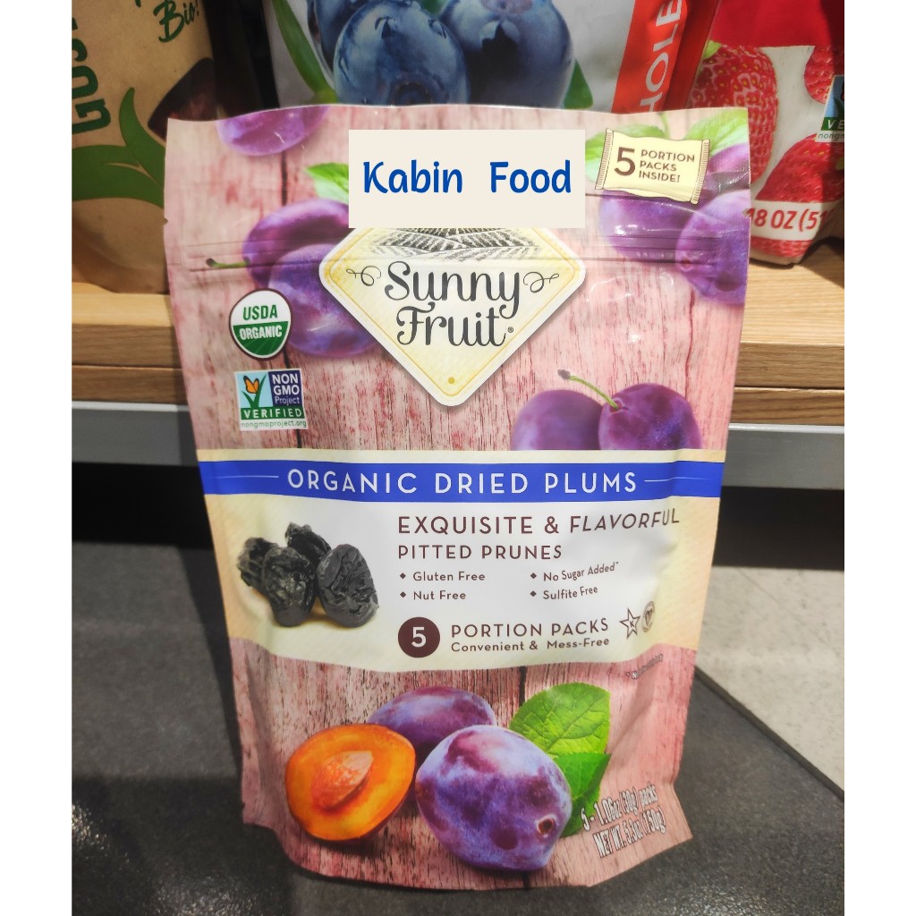 Quả Mận Khô Hữu Cơ SUNNY FRUIT Plums Dried Organic Prunes
