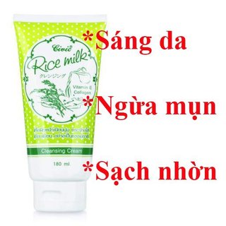 Sữa Rửa Mặt Cám Gạo Thái Lan 180ml