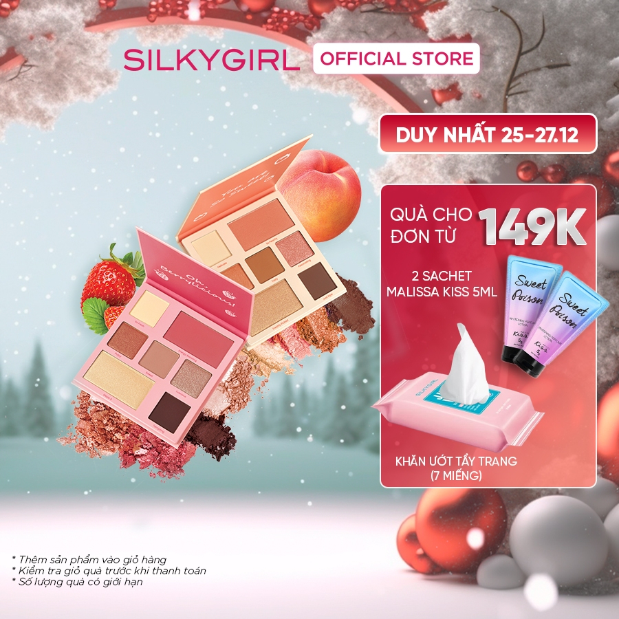 Bảng phấn mắt & mặt Silkygirl Eye & Face Palette 12,6G