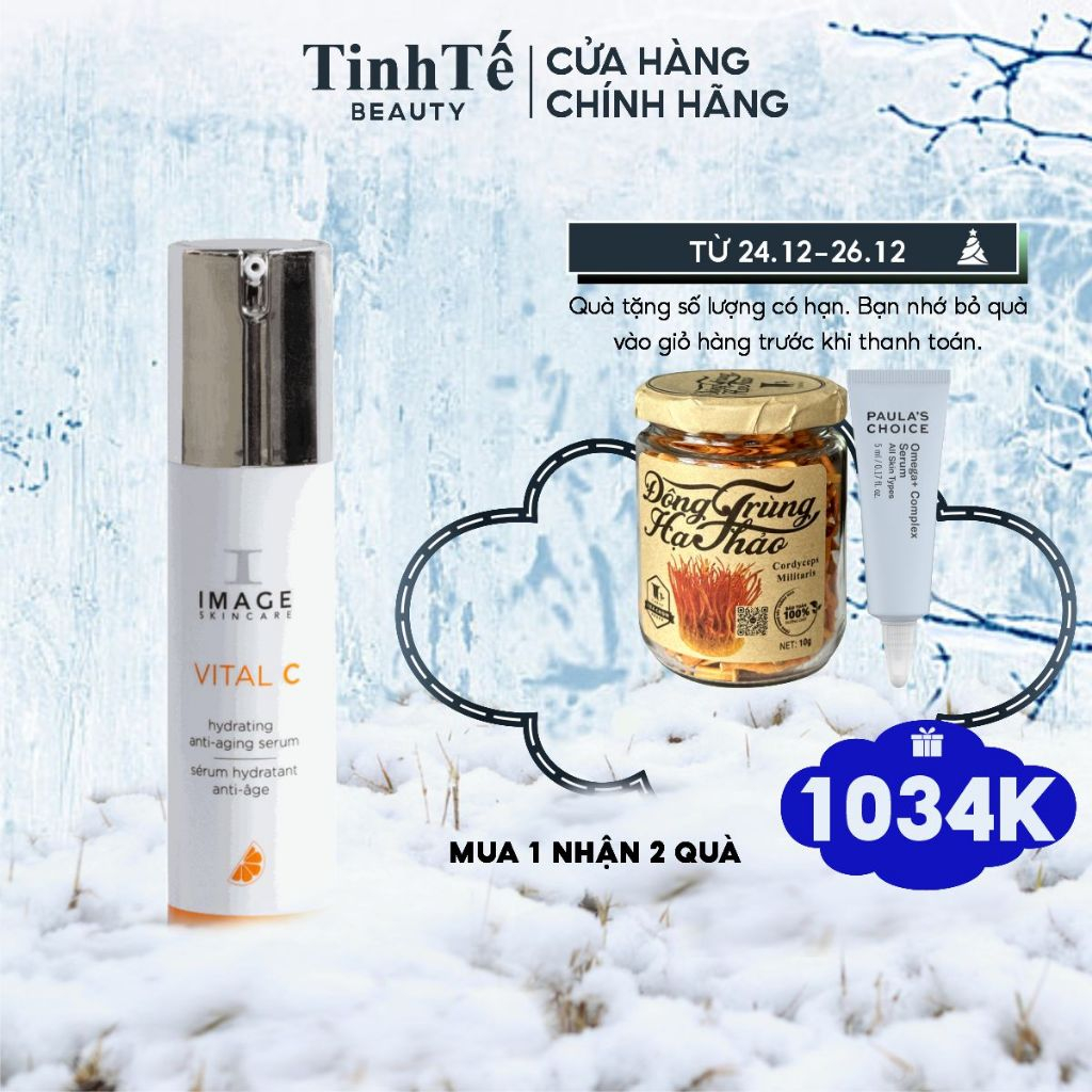 Serum phục hồi da, giảm kích ứng, dịu da Image Skincare VITAL C Hydrating Anti - Aging Serum 50ml