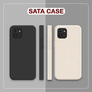 Ốp lưng Samsung Galaxy A03 cạnh vuông tpu bảo vệ camera, chống bám vân tay