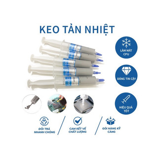 Keo Tản Nhiệt CPU MX4 Tuýp 4g & HY510 Xi Lanh Xám-Vàng - Hiệu Suất Làm Mát Chip Cao