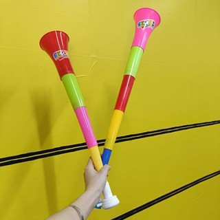 Màu Ngẫu Nhiên Kèn Cổ Vũ Ba Khúc Có Dây Đeo, Kèn Vuvuzela Thổi Cổ Vũ Bóng Đá