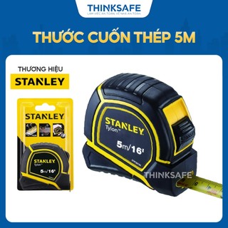 Ngân - Thước cuộn Stanley 36-194 thước kéo dài 5m, rộng 19mm thép chống rỉ, vỏ nhựa cao cấp, lá thước thẳng đo chính xác
