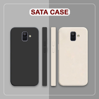 Ốp lưng Samsung Galaxy A6 2018 cạnh vuông tpu bảo vệ camera, chống bám vân tay