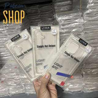 [ Đã có S24ULTRA ] Ốp lưng trong chống ố viền mềm LIKGUS cho SAMSUNG S22 -> S24ULTRA