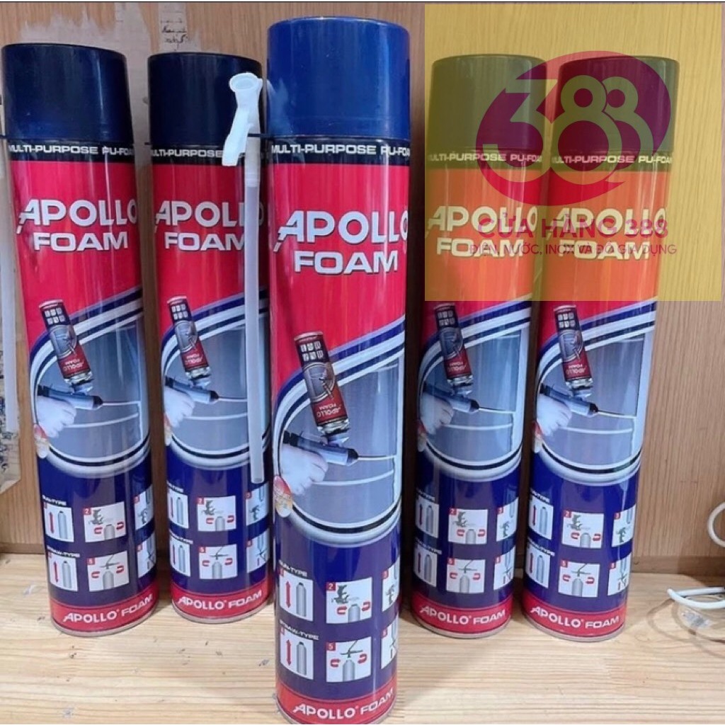 Keo Bọt Nở Apollo Foam( Kèm Vòi)