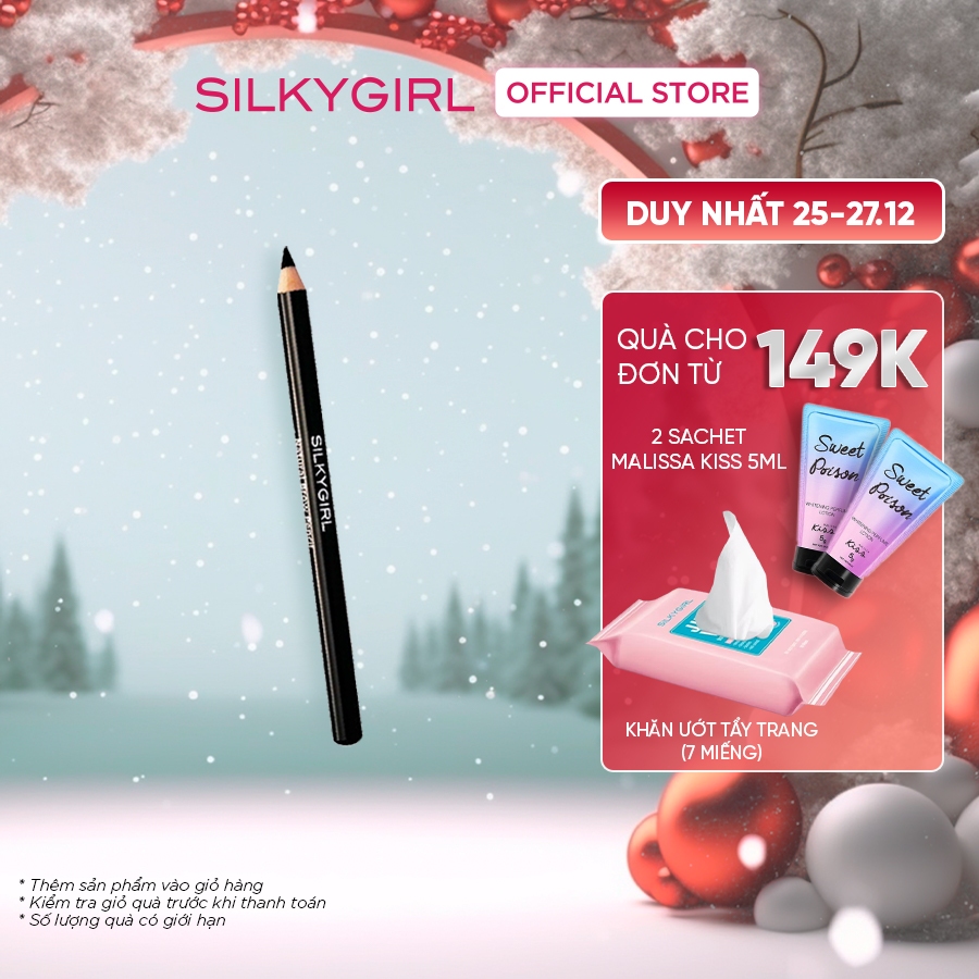 Chì Kẻ Chân Mày Silkygirl Natural Brow Pencil 1.14g